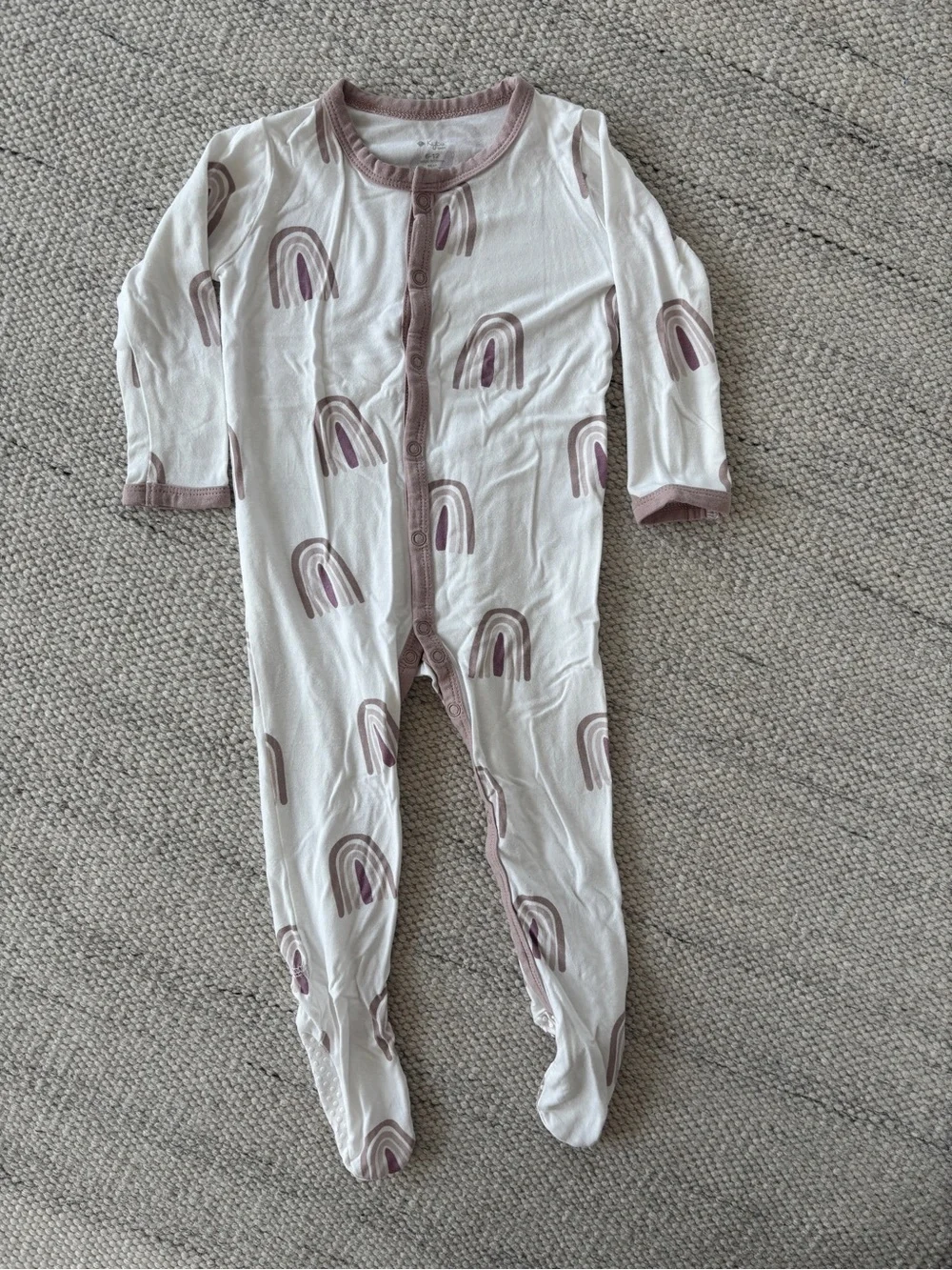 Kyte Baby Sunset Rainbow Snap Footie